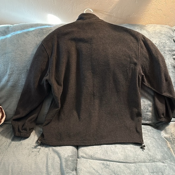 Cheneral the original XL Gleneden Beach Oregon dark grey full zip fleece jacket - Picture 3 of 4